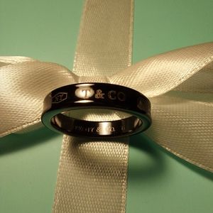 SOLD: Authentic Tiffany&Co Titanium 1837 Ring